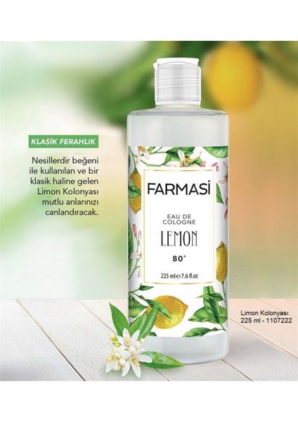 Limon Kolonyası 225 ml