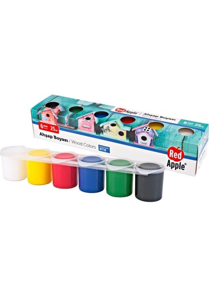 Ahşap Boyası 6 x 25 ml