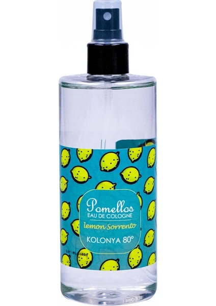 Kolonya Lemon Sorrento 400 Ml, Spreyli, 80 Derece, Pet Şişe