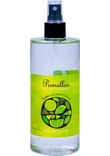 Kolonya Lime Calamondin 400 Ml, Spreyli, 80 Derece, Pet Şişe