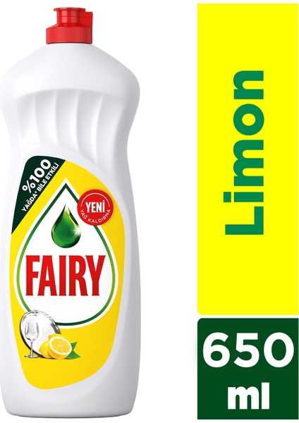 Sıvı Bulaşık Deterjanı Limon 2'li 650 ml