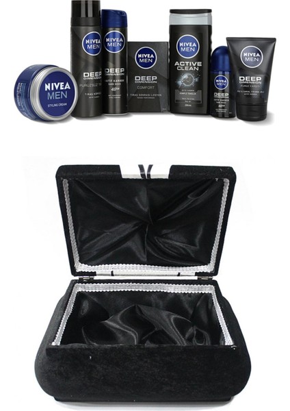 Exclusive Erkek Cilt Bakım Seti - Damat Çeyiz Sandık Seti