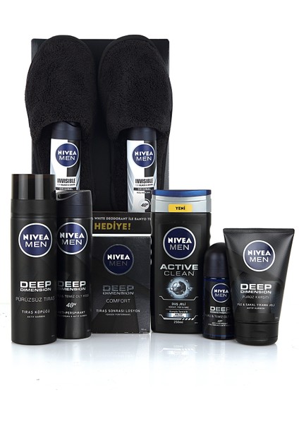 Men Deep Dimension Cilt Bakım Seti Terlik