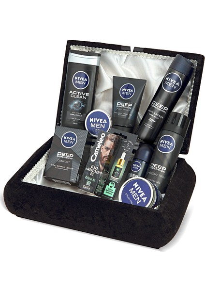 Exclusive Erkek Cilt Bakım Seti - Damat Çeyiz Sandık Seti