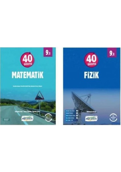 Okyanus Yayınları 9. Sınıf 40 Seans Matematik-Fizik 2 Kitap