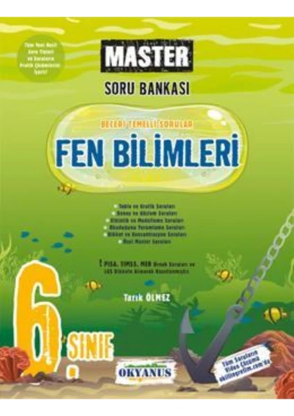 Okyanus Yayınları 6. Sınıf Master Fen Bilimleri Soru Bankası