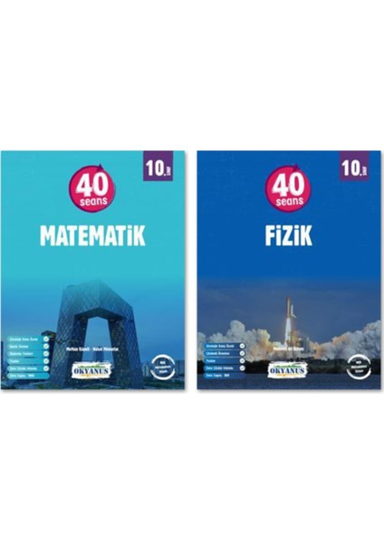 Okyanus Yayınları 10. Sınıf 40 Seans Matematik-Fizik 2 Kitap