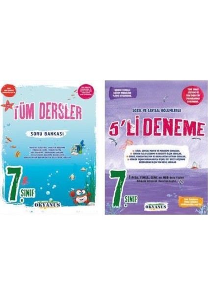 7. Sınıf Tüm Dersler+5'li Deneme