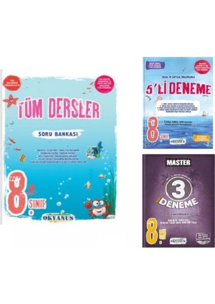 8. Sınıf Tüm Dersler+Genel Deneme Seti