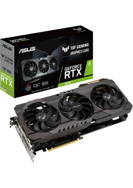 TUF GeForce RTX 3070 OC 8GB 256Bit GDDR6 256bit PCI-Express 4.0 (TUF-RTX3070-O8G-GAMING)