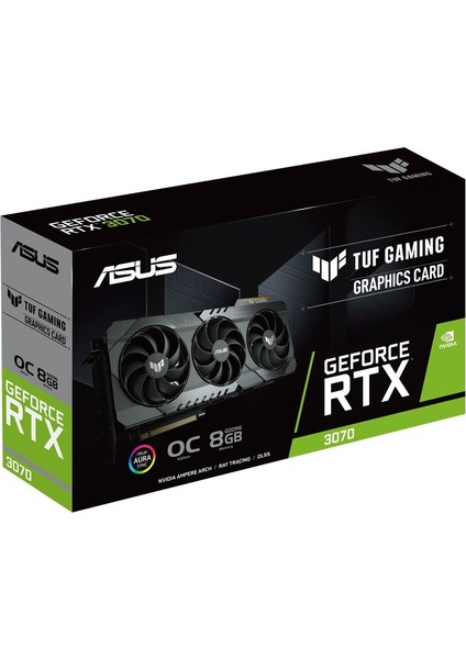 TUF GeForce RTX 3070 OC 8GB 256Bit GDDR6 256bit PCI-Express 4.0 (TUF-RTX3070-O8G-GAMING)