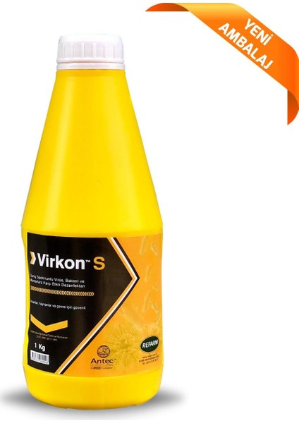 -S Geniş Spektrumlu Virüsidal Dezenfektan 250G