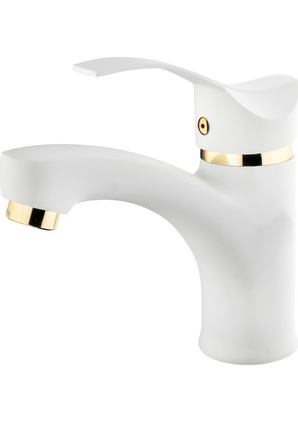 Akdeniz Beyaz Altın Lavabo Musluk Bataryası AKD300