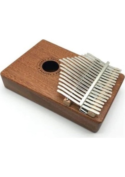 Kalimba 17 Tuşeli  Maun  Masterwork  Kılıf + Çekiç