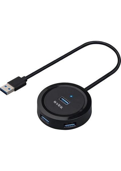 Swapp SW-U300 4 Port USB 3.0 Gri USB Hub