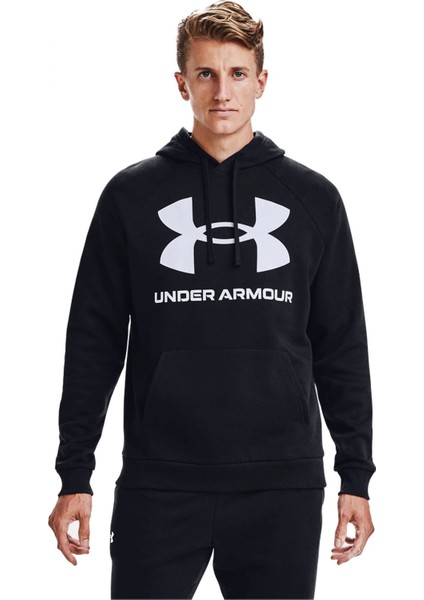 Under Armour Ua Rival Fleece Big Logo Hd Siyah Erkek Sweatshirt 1357093-001