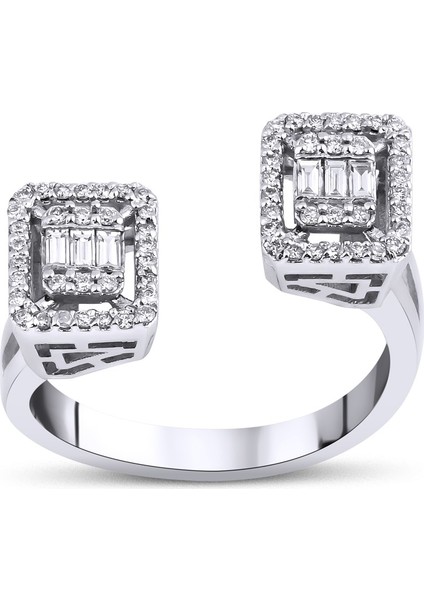 0,42 Karat Baget Yüzük