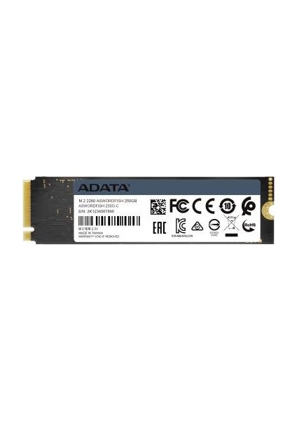 SwordFish 250GB 1800MB-900MB M.2 PCIe SSD