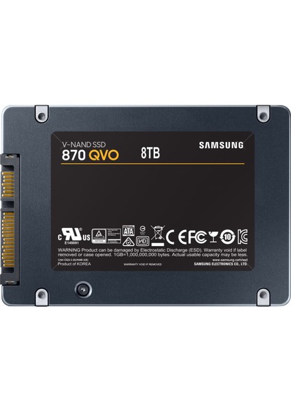 870 Qvo 8TB 560MB-530MB SATA3 SSD MZ-77Q8T0BW