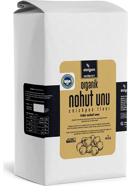 Organik Nohut Unu 1 Kg