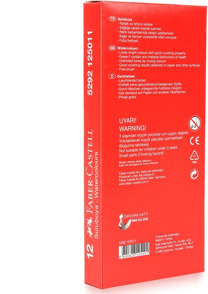 Faber Castell 3'lü Boya Seti (Kuru Boya, Sulu Boya, Pastel Boya)