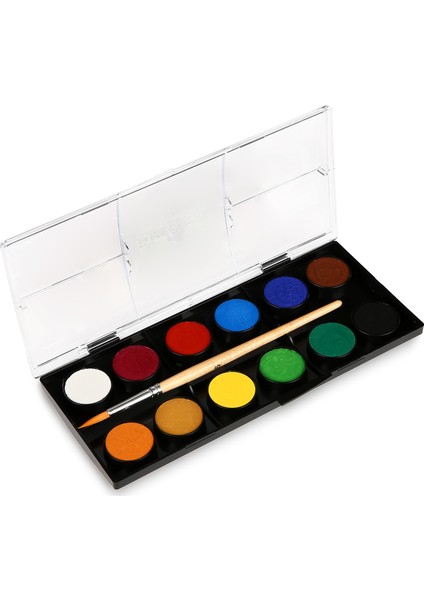 Faber Castell 3'lü Boya Seti (Kuru Boya, Sulu Boya, Pastel Boya)