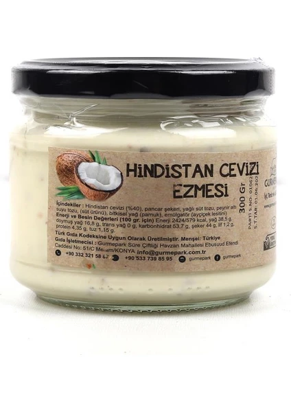 Hindistan Cevizi Ezmesi 300 gr