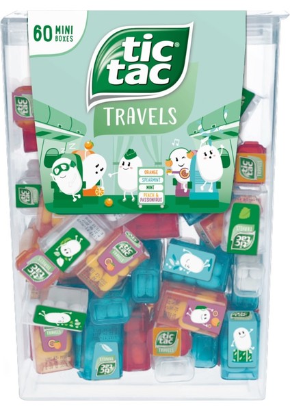 Tic Tac Large Box With 60 Mini Packs 60X3,8G=228GR