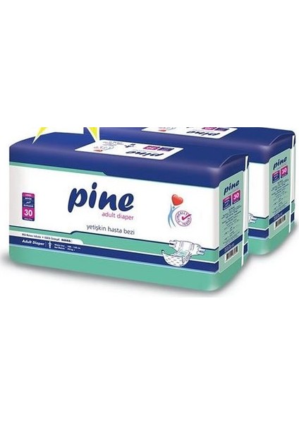 Yetişkin Hasta Bezi Large Büyük Bel Ölçüsü 100-150 cm 70 Kg, 1 Paket, 30 Adet