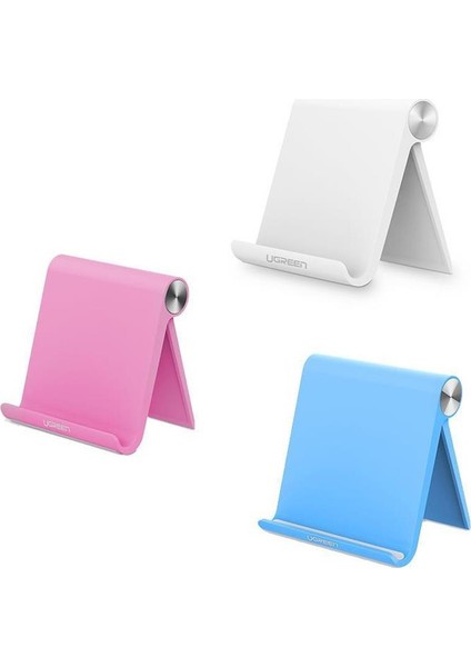 Çok Açılı Masaüstü Tablet Standı Beyaz