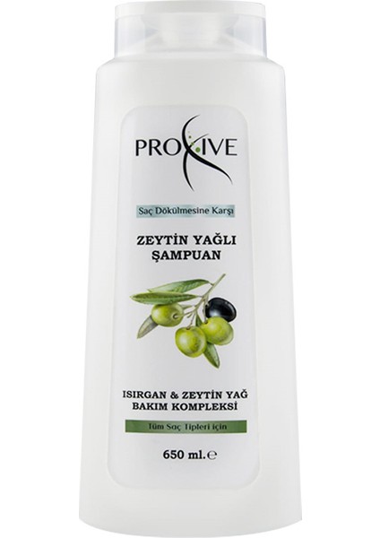 Zeytin Yağlı Bitkisel Şampuan 650 ml