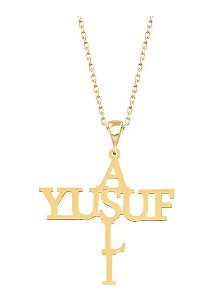 925 Ayar İsim Kolye