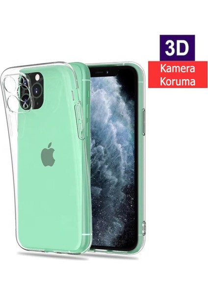 Samsung Galaxy M51 Kılıf 3D kamera Korumalı Şeffaf Yumuşak Süper Silikon Kapak