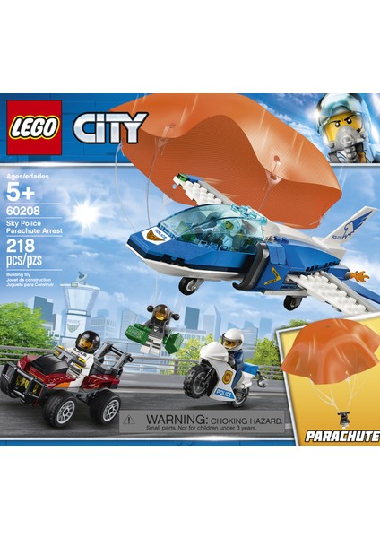 ® City 60208 Gökyüzü Polisi Paraşütle Tutuklama modelleri