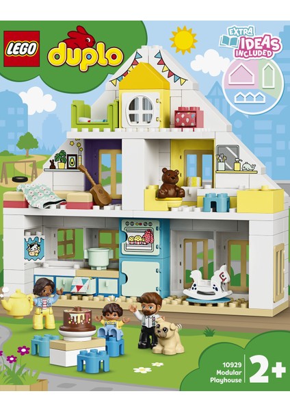 DUPLO 10929 Kasaba Modüler Oyun Evi Yapım Seti - Okul Öncesi Çocuk için Öğretici Oyuncak