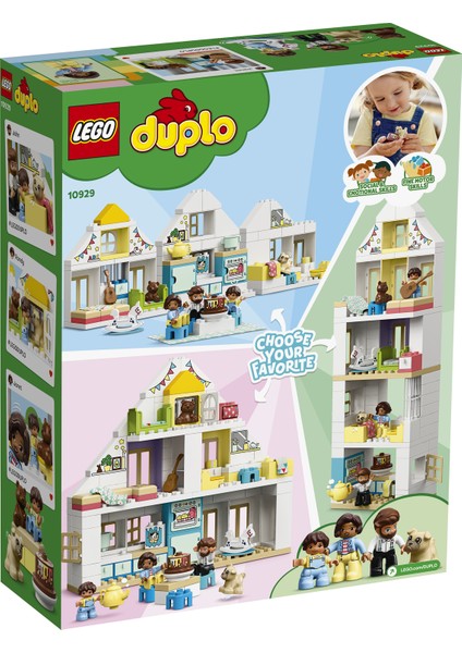 DUPLO 10929 Kasaba Modüler Oyun Evi Yapım Seti - Okul Öncesi Çocuk için Öğretici Oyuncak