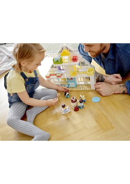 DUPLO 10929 Kasaba Modüler Oyun Evi Yapım Seti - Okul Öncesi Çocuk için Öğretici Oyuncak
