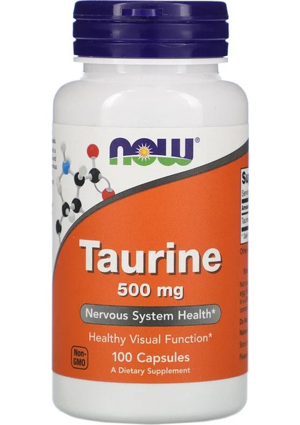 Taurine 500 Mg 100 Capsules