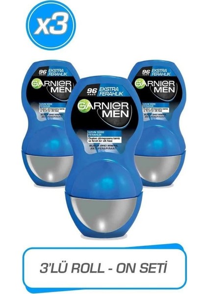 Men Ekstra Ferahlık Roll-On X3