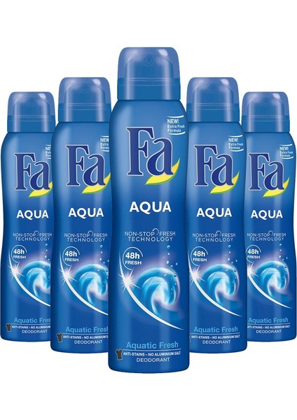 Aqua Deo Spray 150 ml X5