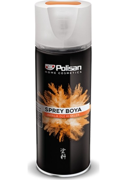 Akrılık Sprey Boya Mat Siyah