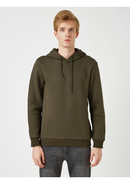 Erkek Kapüşonlu Uzun Kollu Sweatshirt modelleri