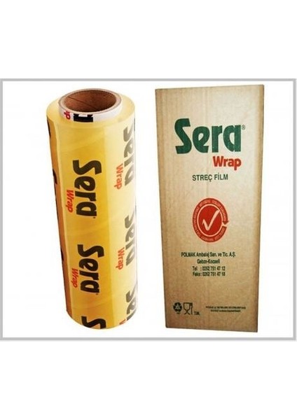 STREÇ FİLM 45X1500 METRE SERA WRAP 8 MİKRON SERA 1 ADET