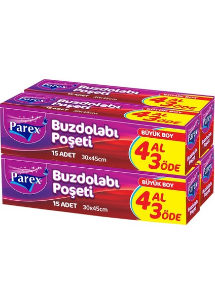 Buzdolabı Poşeti Büyük Boy