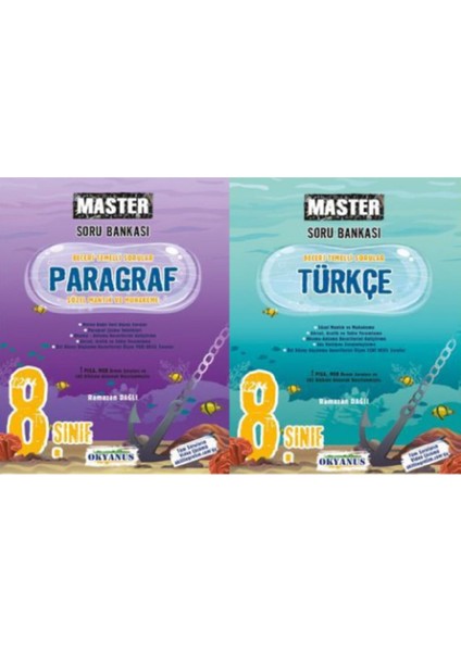 8. Sınıf Master Paragraf-Türkçe Soru Bankası Set