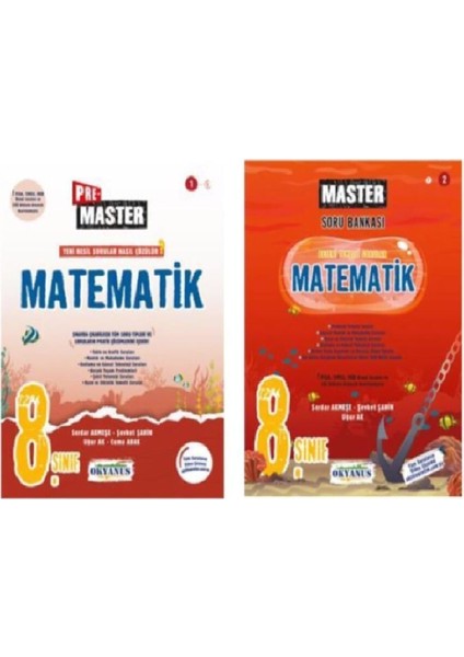 8. Sınıf Master Matematik-Pre Master Matematik Soru Bankası Set