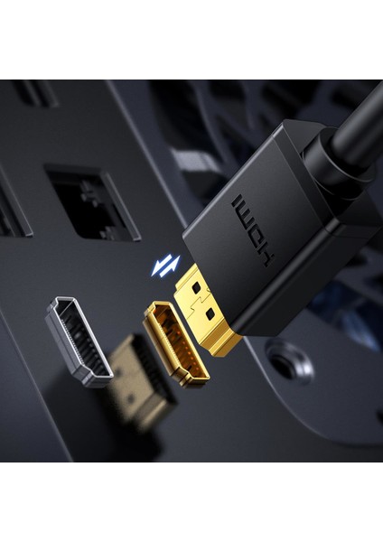 HDMI DVI 1080P Çift Yönlü Görüntü Aktarma Kablosu 2 Metre