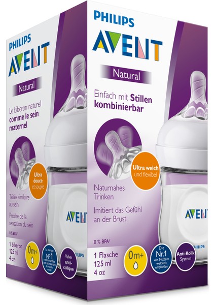 Philips Avent Natural PP Biberon 125 ml