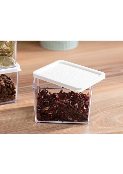 Quotidien Saklama Kabı Set - Soft Ekru