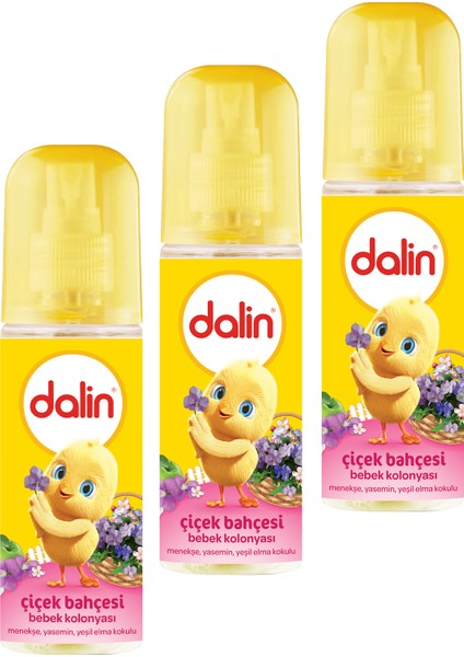 Bebek Kolonyası Çiçek Bahçesi 150 ml x 3 Adet